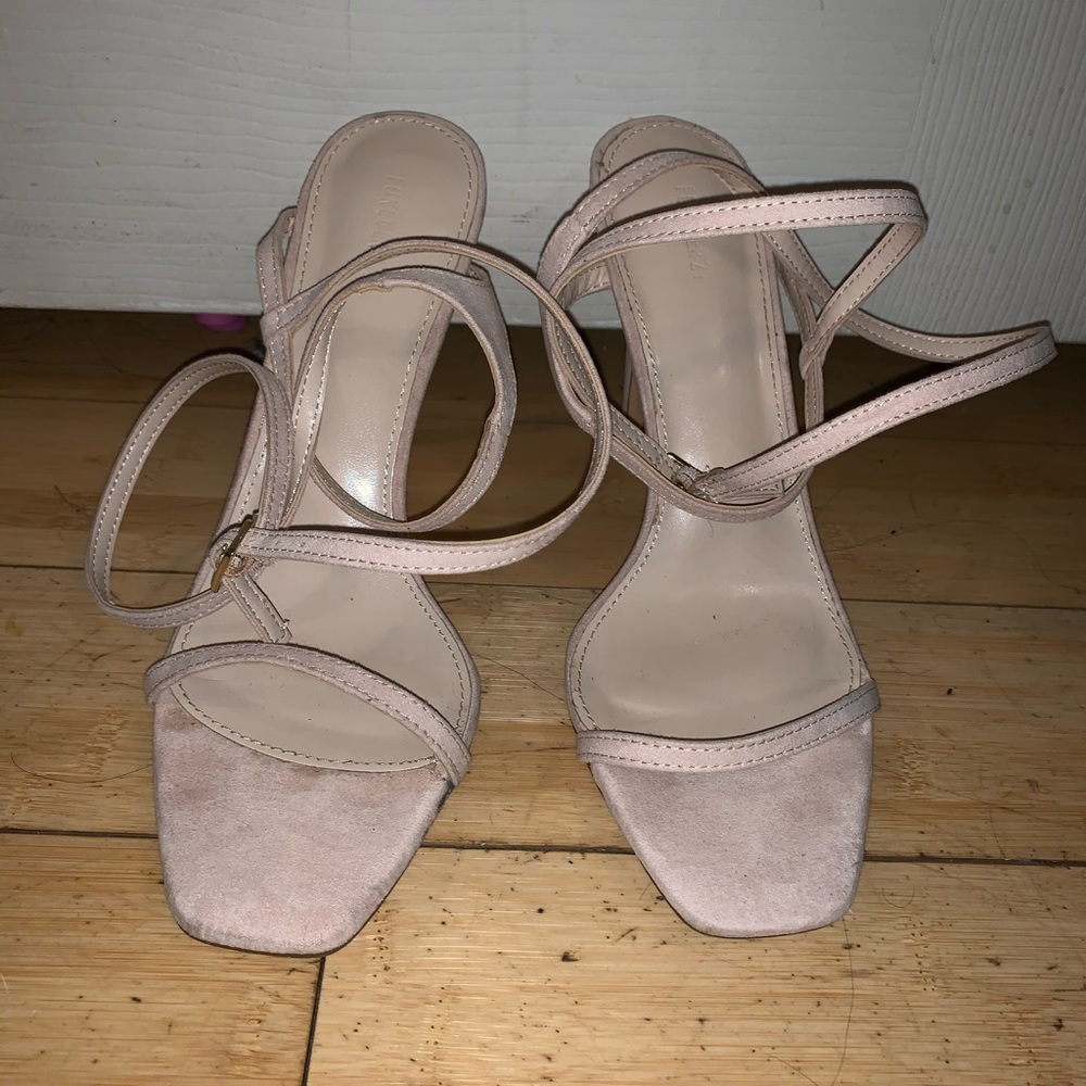 Nude Strappy Heels